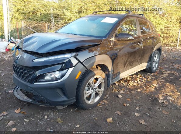 KM8K6CAB2NU856310 2022 HYUNDAI KONA Черный Передняя левая четверть