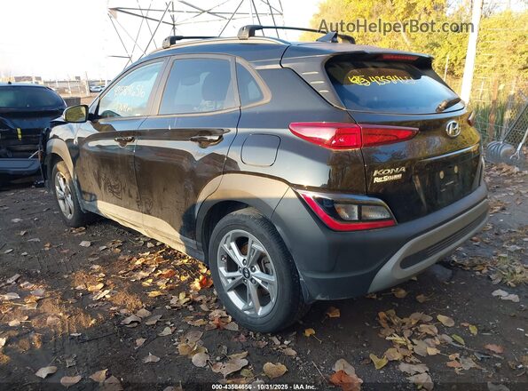 KM8K6CAB2NU856310 2022 HYUNDAI KONA Черный Задняя левая четверть