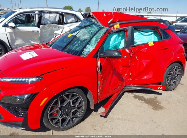 KM8KH3AC1PU007629 2023 HYUNDAI KONA N Red Դիմացի տեսք