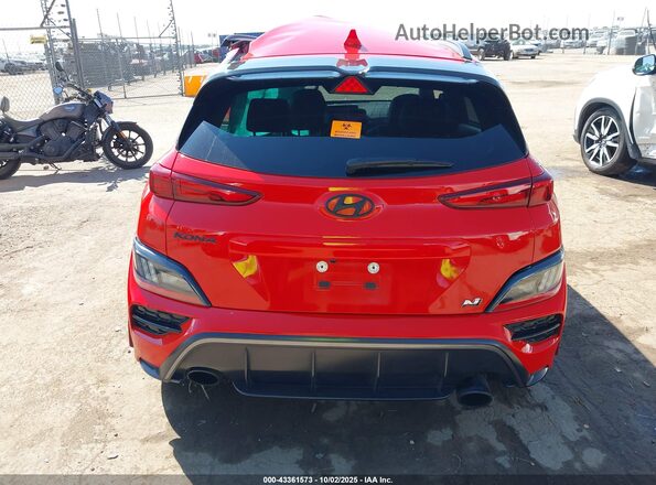 KM8KH3AC1PU007629 2023 HYUNDAI KONA N Red 