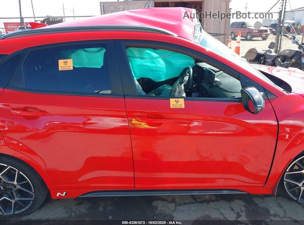 KM8KH3AC1PU007629 2023 HYUNDAI KONA N Red Սալոնի հետևի տեսք