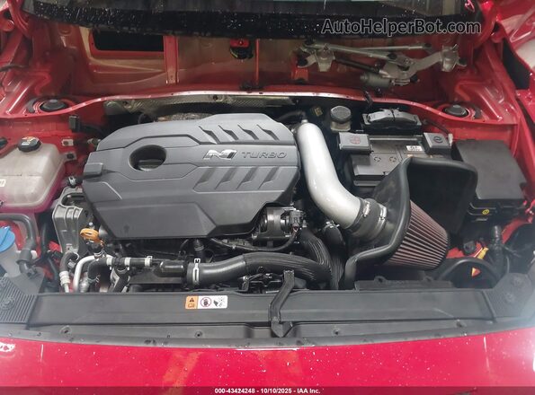 KM8KH3AC2PU008143 2023 HYUNDAI KONA N Red Widok z tyłu
