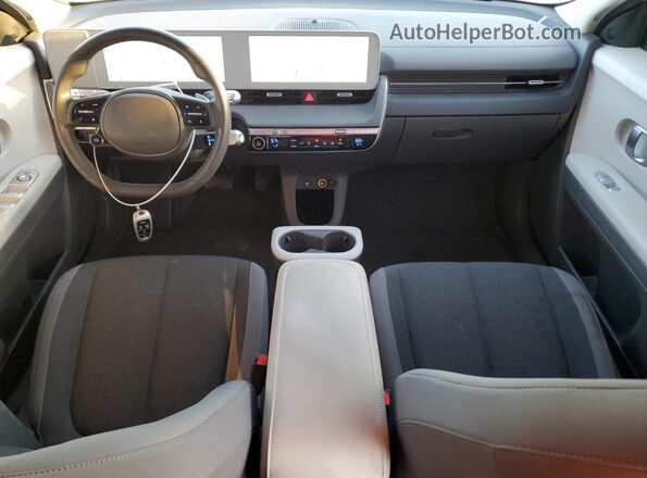 KM8KM4AE2NU099558 2022 HYUNDAI IONIQ Gray წინა პანელის ხედი