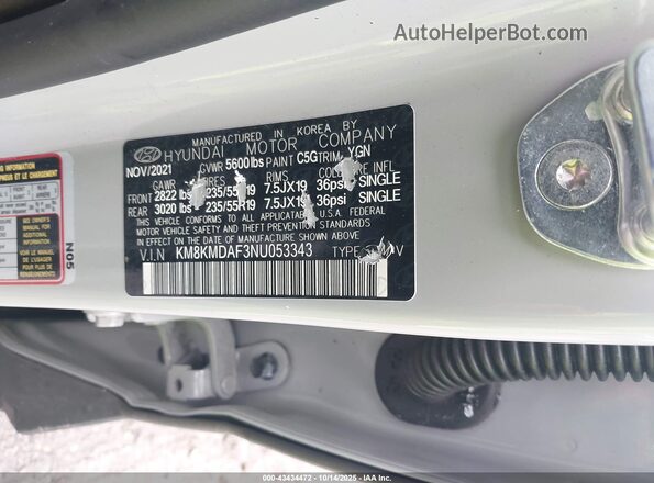KM8KMDAF3NU053343 2022 HYUNDAI IONIQ 5 Серый Вид подкапотного пространства