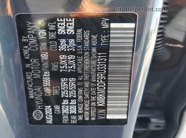 KM8KMDDF9RU331311 2024 HYUNDAI IONIQ Turquoise 