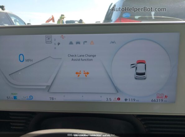 KM8KNDAF3PU171960 2023 HYUNDAI IONIQ 5 Белый Вид задних сидений