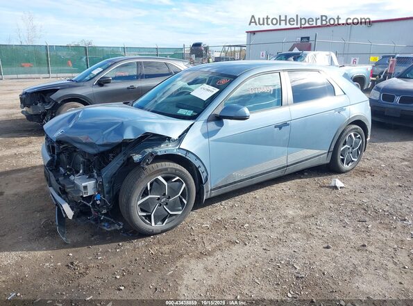 KM8KNDAF4PU203072 2023 HYUNDAI IONIQ 5 Blue Передня ліва чверть