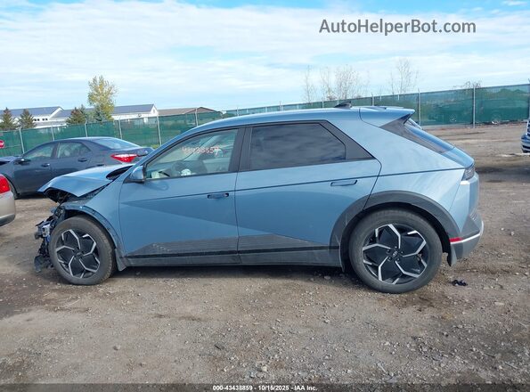 KM8KNDAF4PU203072 2023 HYUNDAI IONIQ 5 Blue Вид задньої частини салону
