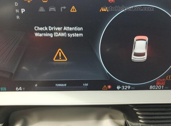 KM8KNDAF4PU208448 2023 HYUNDAI IONIQ Blue Instrument cluster view