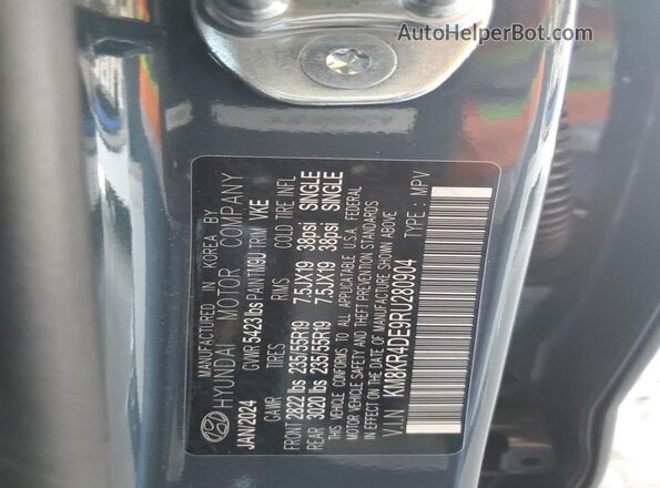 KM8KR4DE9RU280904 2024 HYUNDAI IONIQ Teal 