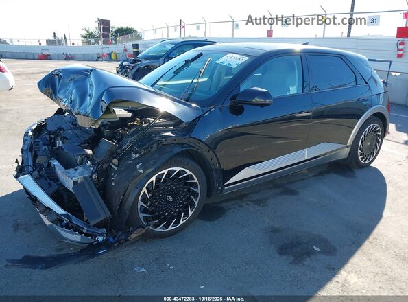 KM8KRDAF5NU080495 2022 HYUNDAI IONIQ 5 Black Передня ліва чверть