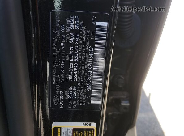 KM8KRDAFXPU154402 2023 HYUNDAI IONIQ Black Vista del compartimento del motor