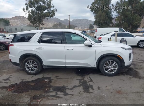 KM8R14HE2LU053092 2020 HYUNDAI PALISADE White Widok wnętrza z tyłu