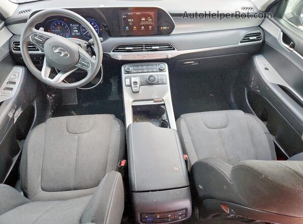 KM8R14HEXLU055446 2020 HYUNDAI PALISADE Charcoal Dashboard view
