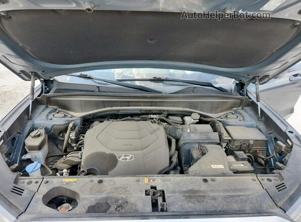KM8R14HEXLU055446 2020 HYUNDAI PALISADE Charcoal Rear interior view