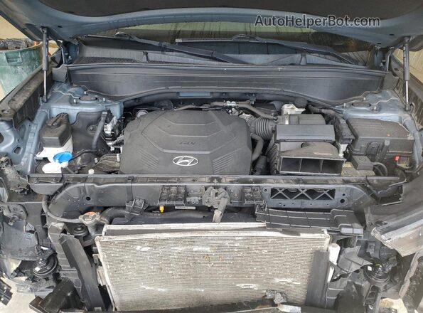 KM8R1DHEXLU072697 2020 HYUNDAI PALISADE Charcoal ძრავის განყოფილების ხედი