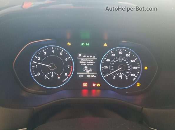 KM8R1DHEXLU072697 2020 HYUNDAI PALISADE Charcoal ხელსაწყოთა პანელის ხედი