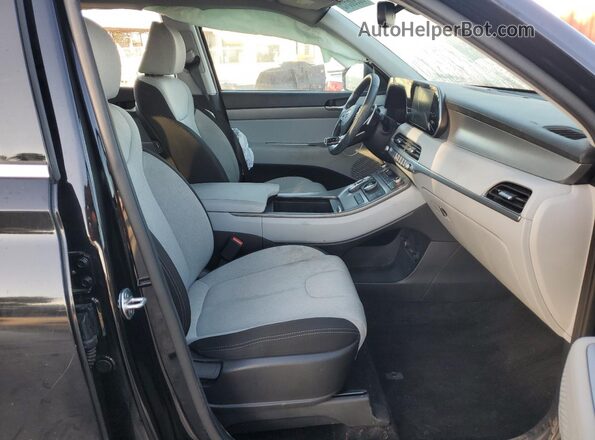 KM8R24HE2LU066194 2020 HYUNDAI PALISADE Black Widok wnętrza z przodu