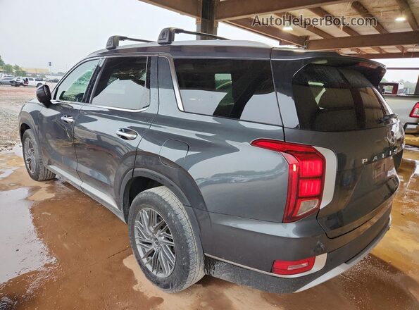 KM8R24HE8MU259130 2021 HYUNDAI PALISADE Gray Rear left