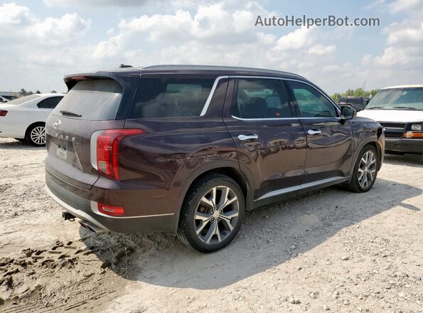 KM8R34HE0LU066126 2020 HYUNDAI PALISADE Бордовый Задняя правая четверть