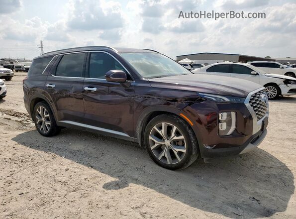 KM8R34HE0LU066126 2020 HYUNDAI PALISADE Бордовый Передняя правая четверть