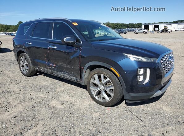 KM8R34HE0LU091074 2020 HYUNDAI PALISADE Синий Передняя правая четверть