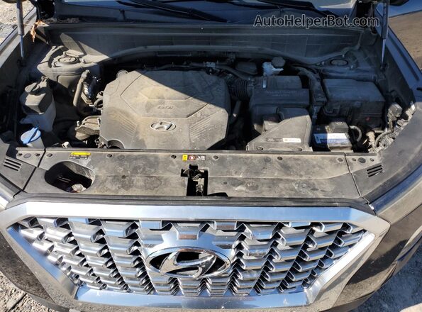 KM8R34HE0LU091074 2020 HYUNDAI PALISADE Синий Вид задней части салона