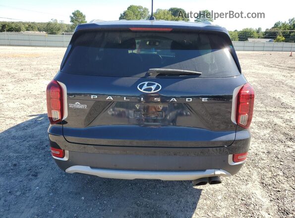 KM8R34HE0LU091074 2020 HYUNDAI PALISADE Синий Вид сзади