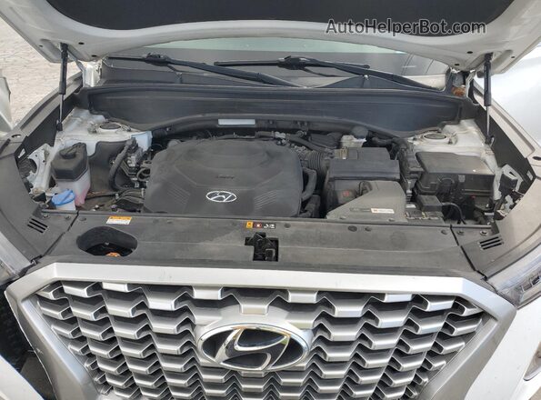 KM8R34HE0MU288716 2021 HYUNDAI PALISADE White Շարժիչի բաժամունքի տեսք