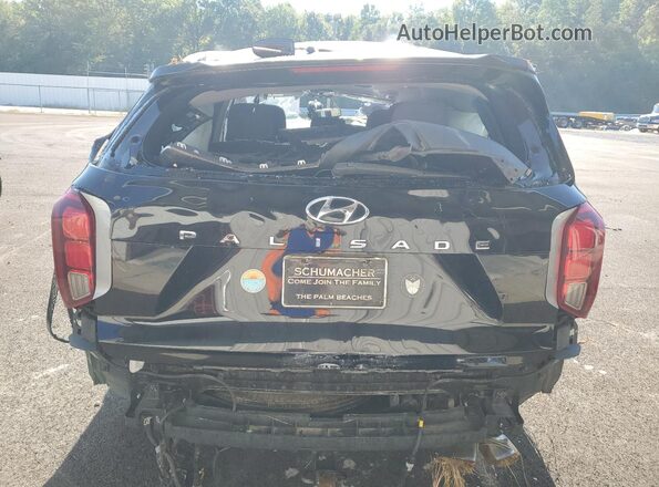 KM8R34HE6LU074988 2020 HYUNDAI PALISADE Черный Вид сзади