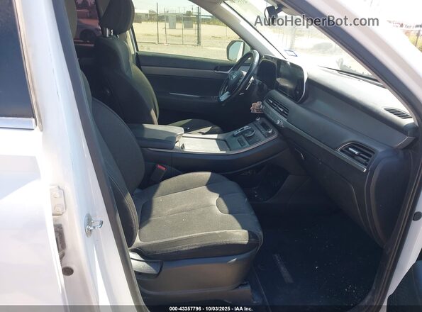 KM8R34HEXLU057093 2020 HYUNDAI PALISADE White Widok wnętrza z przodu