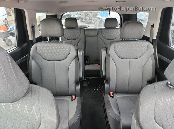 KM8R3DHE3NU389329 2022 HYUNDAI PALISADE Черный Вид задних сидений
