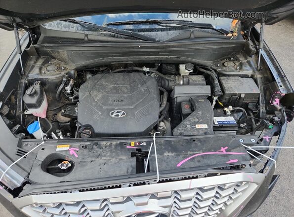 KM8R3DHE3NU389329 2022 HYUNDAI PALISADE Черный Вид подкапотного пространства