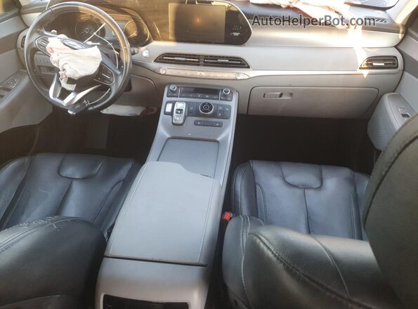 KM8R3DHE5LU046843 2020 HYUNDAI PALISADE Темно-бордовый Вид панели приборов