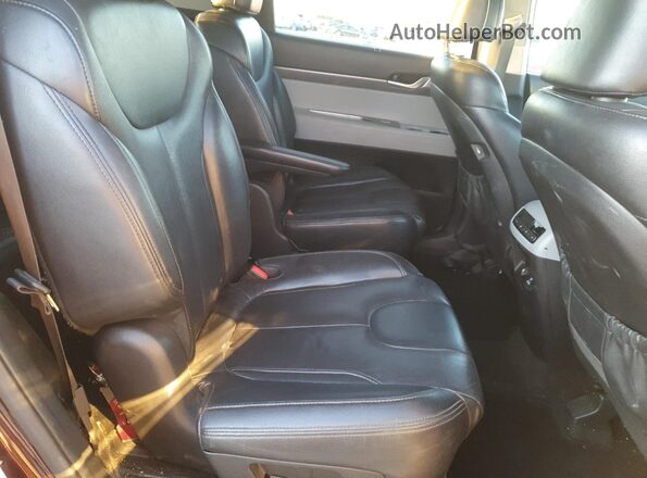 KM8R3DHE5LU046843 2020 HYUNDAI PALISADE Темно-бордовый Вид задней части салона