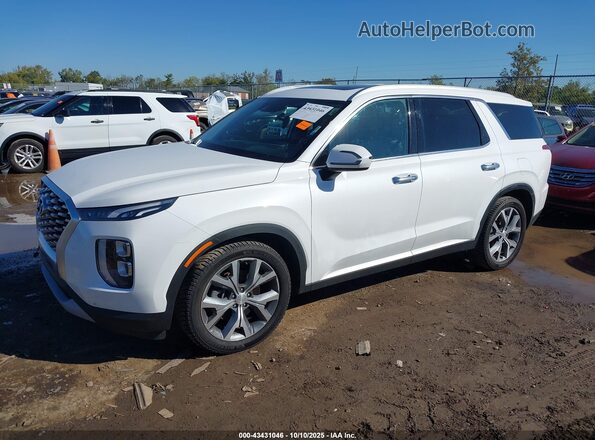 KM8R3DHE6LU081374 2020 HYUNDAI PALISADE Белый Передняя левая четверть
