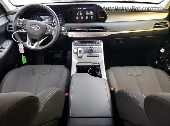 KM8R3DHE7LU095087 2020 HYUNDAI PALISADE Gray Dashboard view