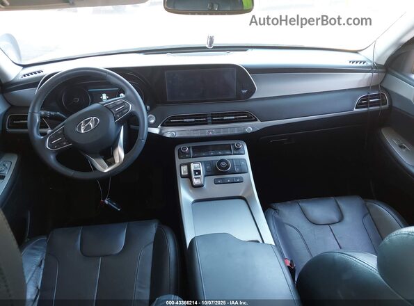 KM8R44HE1LU041085 2020 HYUNDAI PALISADE Black Widok wnętrza z przodu