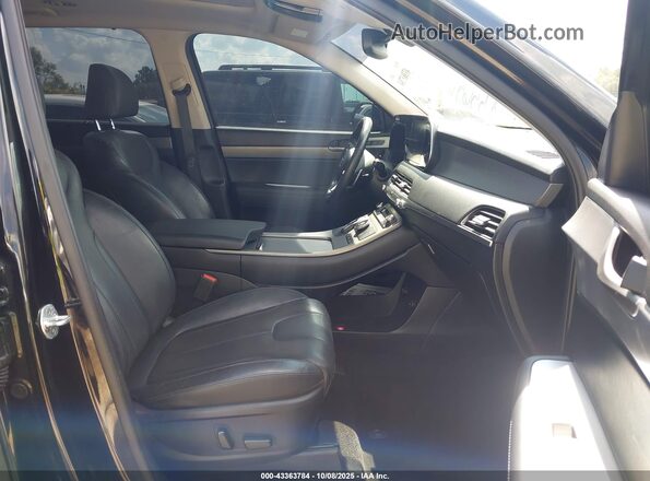 KM8R44HE1LU106954 2020 HYUNDAI PALISADE Black Widok wnętrza z przodu