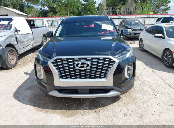 KM8R44HE1LU106954 2020 HYUNDAI PALISADE Black Widok wnętrza z tyłu