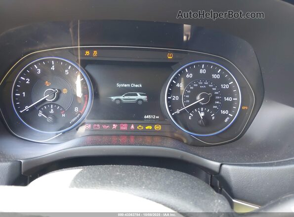 KM8R44HE1LU106954 2020 HYUNDAI PALISADE Black Widok tylnych siedzeń