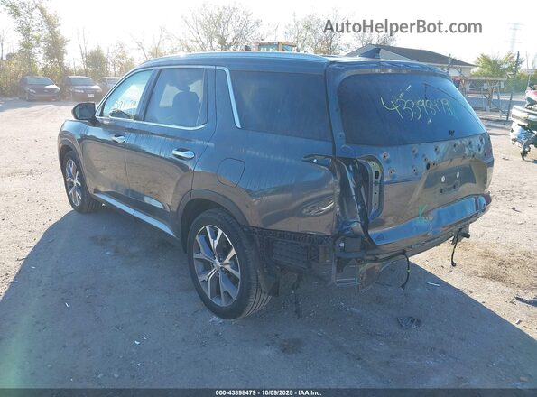 KM8R44HE1NU350199 2022 HYUNDAI PALISADE Серый Задняя левая четверть