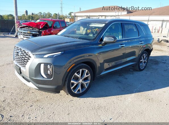 KM8R44HE1NU350199 2022 HYUNDAI PALISADE Серый Передняя левая четверть