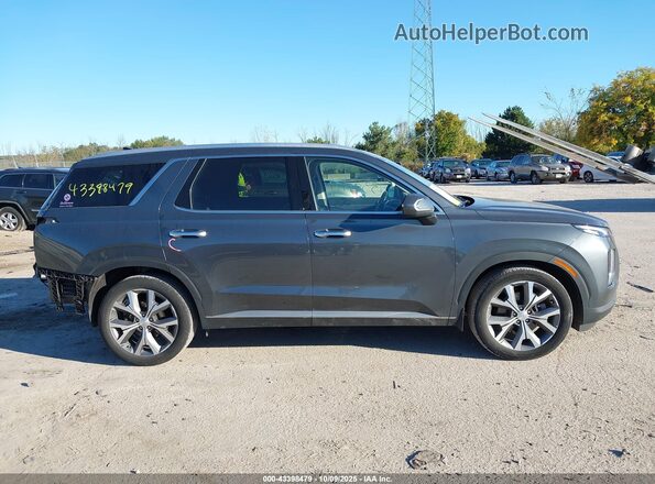KM8R44HE1NU350199 2022 HYUNDAI PALISADE Серый Вид задней части салона