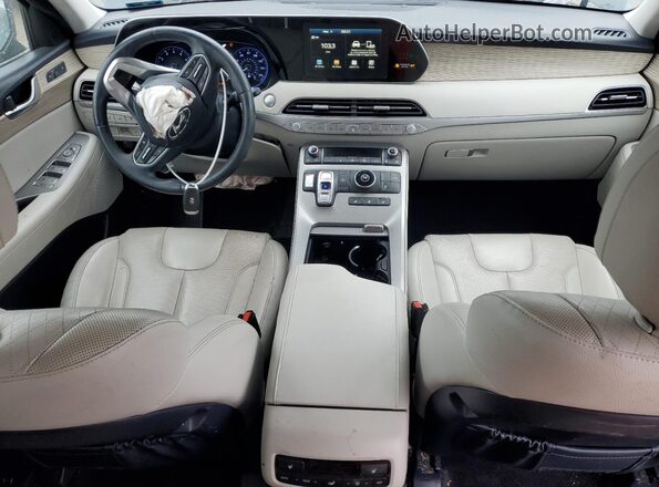 KM8R44HE5LU089124 2020 HYUNDAI PALISADE Gray Widok deski rozdzielczej