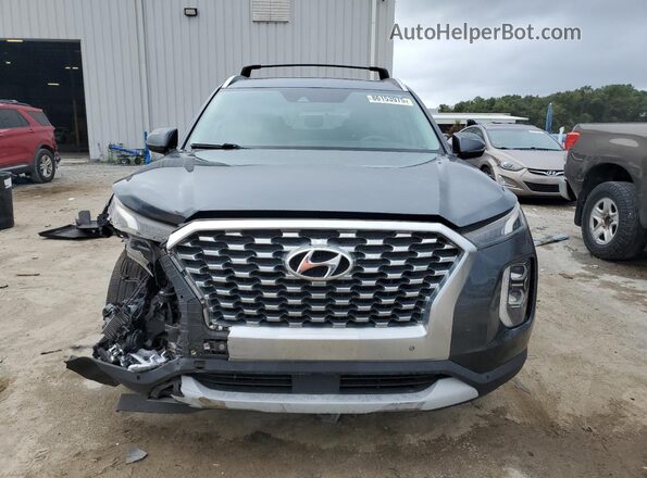 KM8R44HE5LU145207 2020 HYUNDAI PALISADE Gray Դիմացի տեսք
