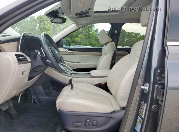 KM8R44HE9LU085285 2020 HYUNDAI PALISADE Charcoal Вид салону спереду