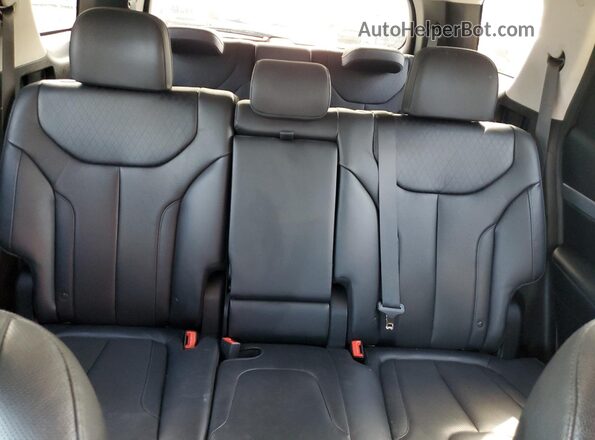 KM8R44HE9LU085979 2020 HYUNDAI PALISADE Black Widok tylnych siedzeń