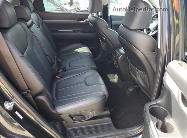 KM8R44HE9LU085979 2020 HYUNDAI PALISADE Black Widok wnętrza z tyłu