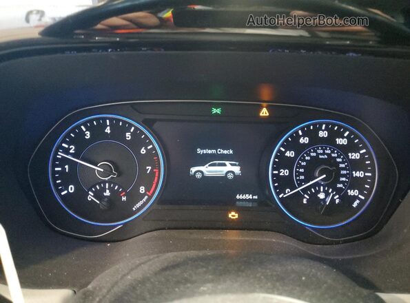 KM8R44HE9LU154668 2020 HYUNDAI PALISADE Gray Instrument cluster view